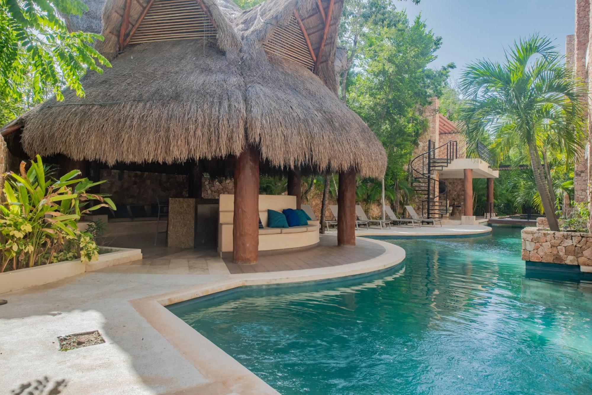Luxury Aldea Zama 2Bed - 2Bat Apartment Private Terrace & Swim Up Tulum Exterior photo