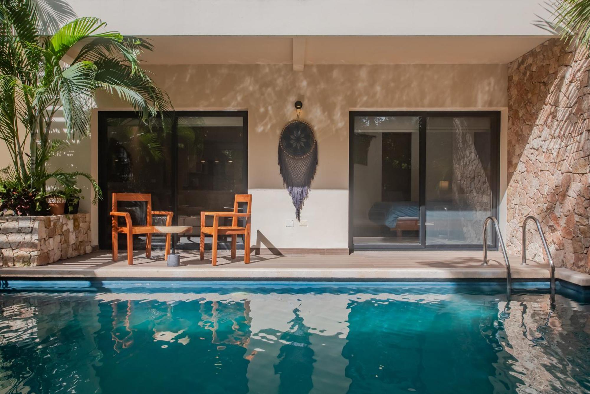 Luxury Aldea Zama 2Bed - 2Bat Apartment Private Terrace & Swim Up Tulum Exterior photo